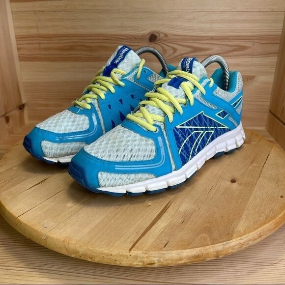 Reebok Smoothflex Flyer Blue Lemon V61472 Women's Size US 7.5 - Picture 3 of 9